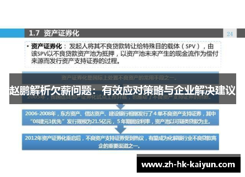 赵鹏解析欠薪问题：有效应对策略与企业解决建议