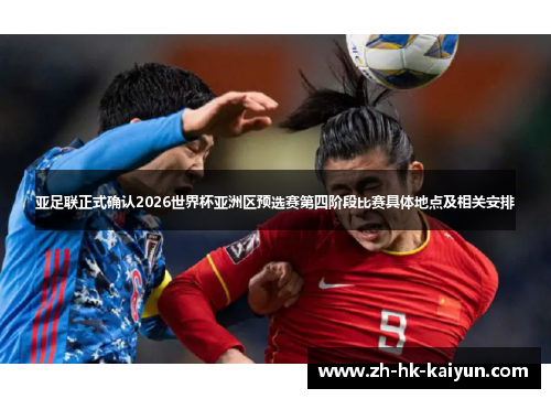 亚足联正式确认2026世界杯亚洲区预选赛第四阶段比赛具体地点及相关安排